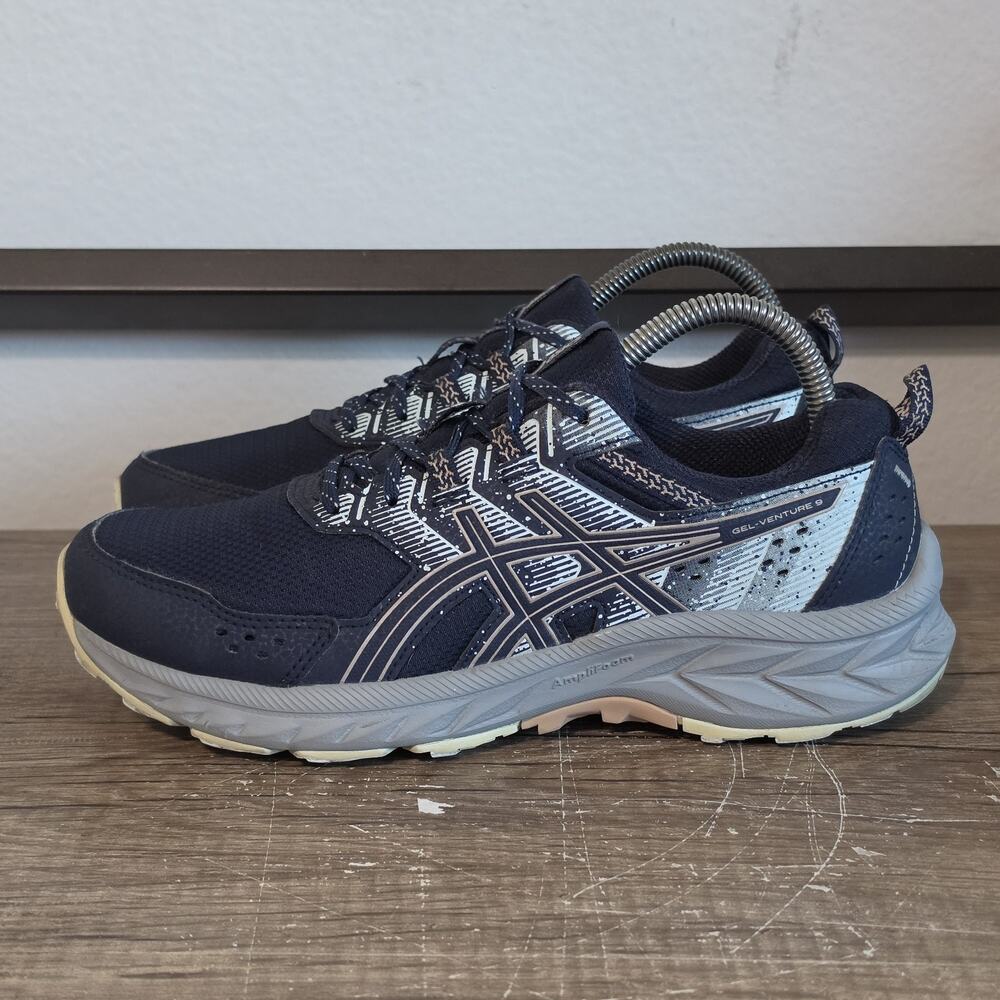 Asics Gel Venture 9 Women's Athletic Trail Running Shoes Sneakers Size 8 Blue